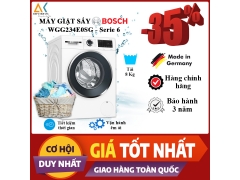 MÁY GIẶT BOSCH 8 KÍ SERI 6 WGG234E0SG